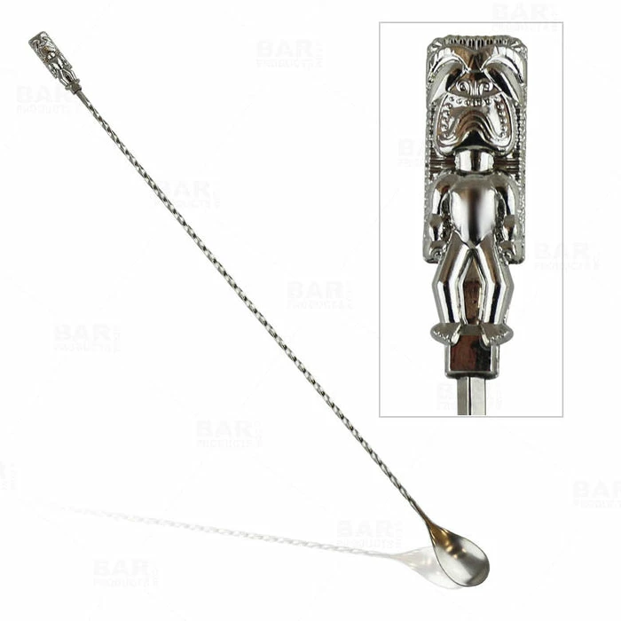 Wholesale 🔥 BarMan Olea™ Tiki Butt Ku Stainless Steel Bar Spoon - 40cm 🔔 3 Wholesale 🔥 BarMan Olea™ Tiki Butt Ku Stainless Steel Bar Spoon - 40cm 🔔