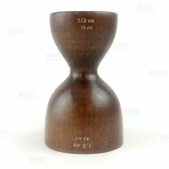 Best Pirce 😉 BarMan Wooden Double Jigger - .5 By 1.5 Ounces ⭐ -barman shop wooden jigger bpc 800 700x700