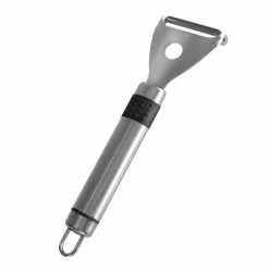 Coupon 😉 BarMan BarConic® Y Peeler - Stainless Steel With Black Grip Band 🎉